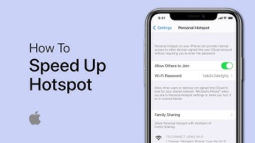How To Speed Up Hotspot on iPhone / iPad - Tutorial