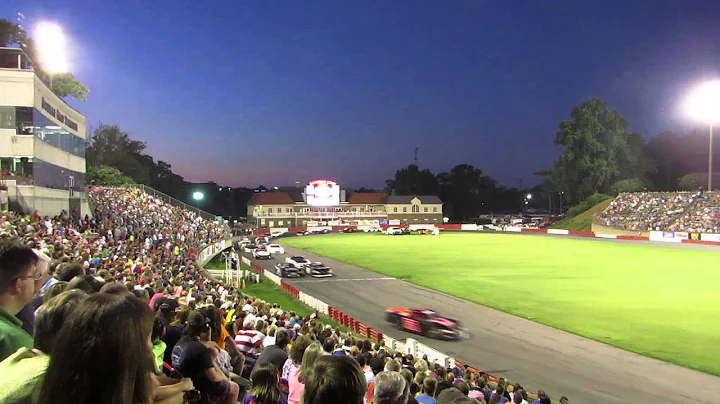 Jeff Garrison spins. Sportsman Race 8-24-13 Bowman...