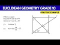 Euclidean Geometry Grade 10 | Practise Examples of Square