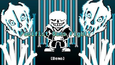 [UNDERTALE: Pacifist Sans Fight Animation (demo)] (Credits in the description) /Stick Nodes\