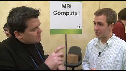 CES 2010 video - MSI computers shows off touchscreen ...