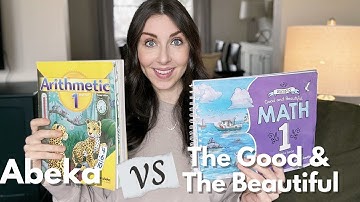 1st Grade Math Comparison || Abeka vs. Simply Good and Beautiful Math