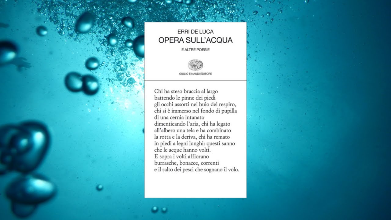 Considero valore di Erri de Luca - YouTube