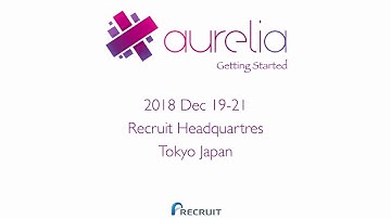 Aurelia JS Getting started session 1/9
