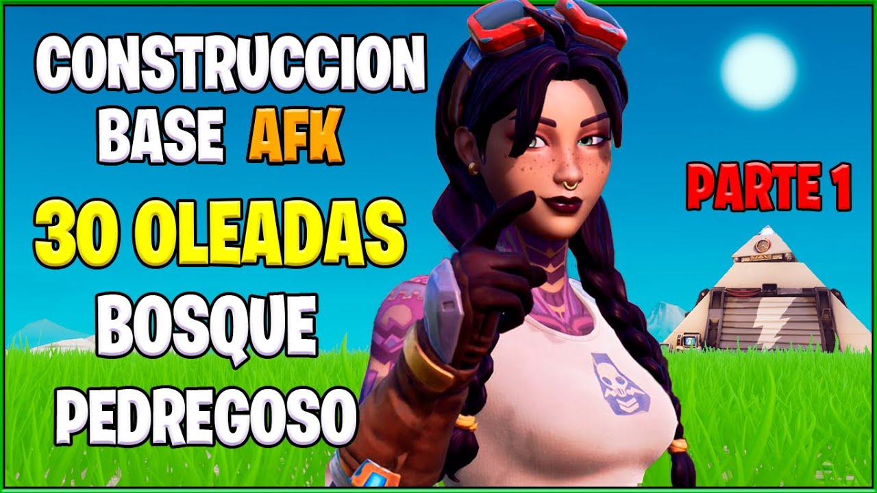 SALVAR EL MUNDO| CONSTRUCCIÓN BASE  para *30 OLEADAS* BOSQUE PEDREGOSO |PARTE #1| Fortnite - XWARSX