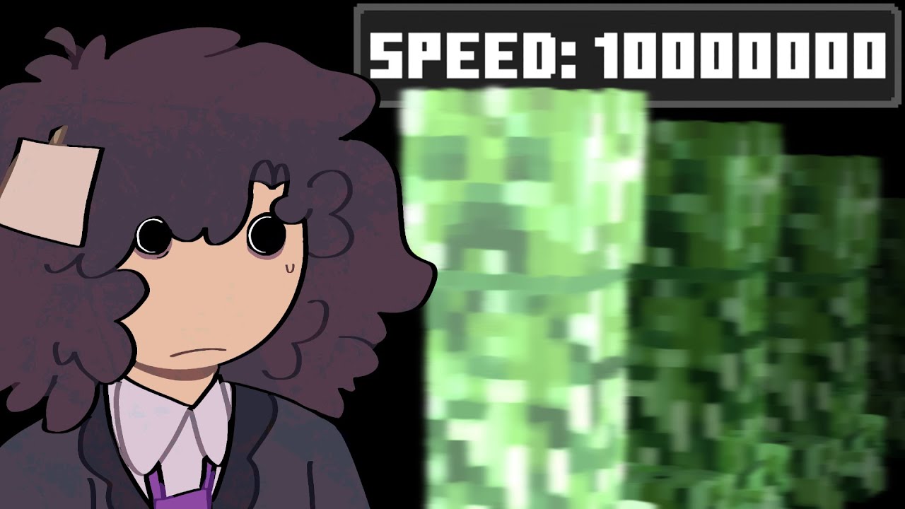 Minecraft But Everything Is at 10x Speed - YouTube