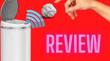 Review of iTouchless 13 Gallon Touchless Sensor Trash Can with Odor Filter System