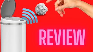 Review of iTouchless 13 Gallon Touchless Sensor Trash Can with Odor Filter System
