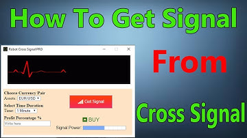 How to get accurate signal from cross signal trading robot app