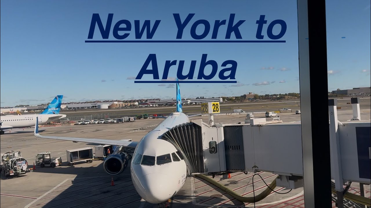 New York JFK to Aruba AUA JetBlue Airbus A321