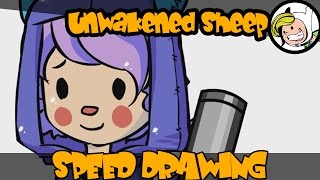 Unwakened Sheep Intro- Speed Drawing // J.J. Evangelista