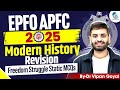 EPFO APFC 2025 Modern History Revision | Indian Freedom Struggle MCQs by Dr. Vipan Goyal 📚