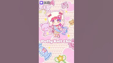 The Knitting Girl and Her Gentle Little Bear🧸#bud #budcreate #budgame #gaming #update #viral #fyp