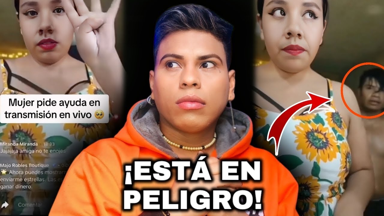 MUJER HACE LA SEÑAL DE AYUDA EN TIKTOK