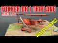 Building the Meng 1/32 Fokker DR I Triplane, (The Red Baron Triplane )