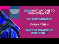 2000 Motivations to Push Forward...An "O2K" moment