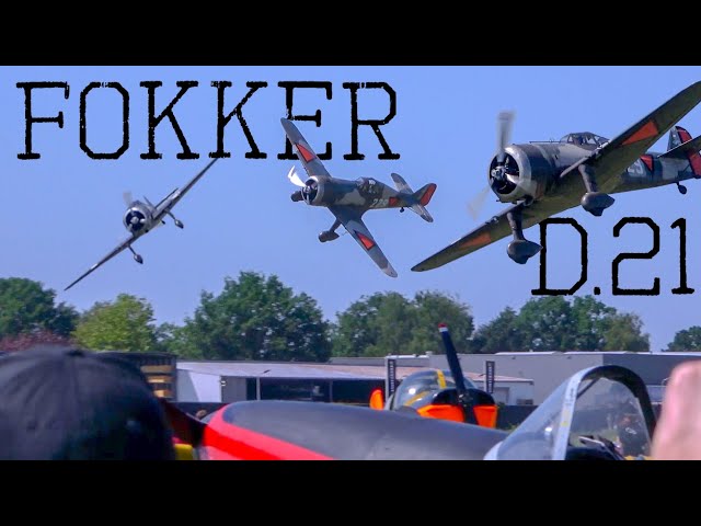 World's Only Flying Fokker D.21 |  Start-Up u0026 Full Display class=