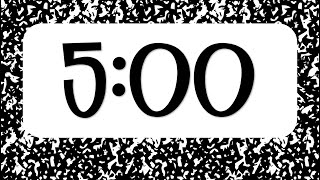 5 Minute Timer Composition Notebook