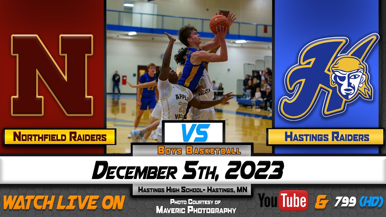 HCTV Sports Hastings Boys Basketball vs Northfield Raiders 12.5.23