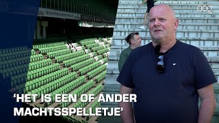 Gesteggel over stoelen Noordtribune FC Groningen: ‘Het is een machtsspelletje’