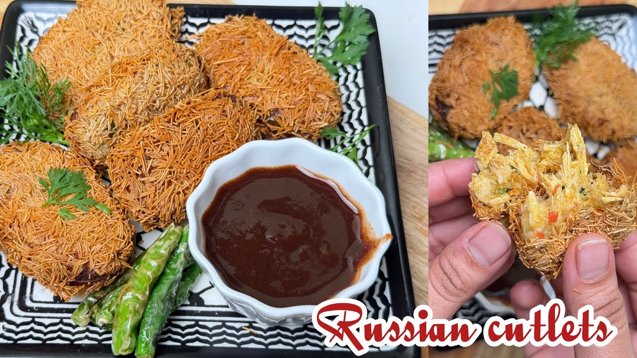 Crispy Russian Cutlets Recipe | Creamy & Crispy Ramadan Special Snack | Recipe BY LK