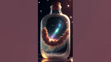 Cosmic music in a glass bottle. Nebula. All the sounds of space in a bottle. @space_in_a_bottle