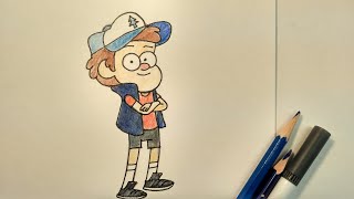 Как нарисовать Диппера Пайнса  из Гравити Фолз / How to draw Dipper - Gravity Falls