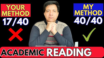 Academic IELTS Reading 40/40 Correct Answers By Asad Yaqub