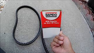 Real Bando V-Belt CVT Drive Belt vs Fake