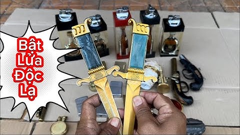 Bật lửa cổ _ Zippo cổ _ Bật lửa xăng đá _ Bật lửa xưa. Trưa 16/10 #đồcổcầnthơ #batluaco #batluaxang