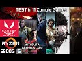 Zombie games on ryzen 5 5600g vega 7  16gb ram  no gpu