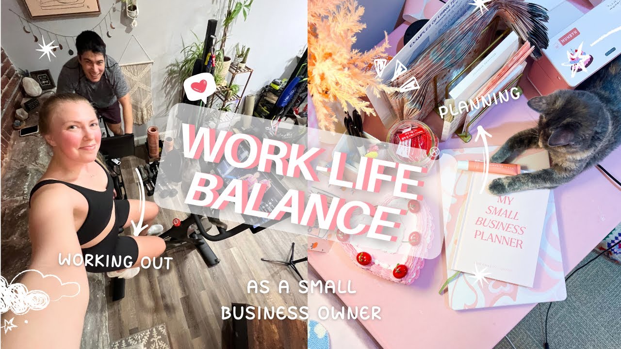 Finding work-life balance as a small business owner #smallbusiness # ...