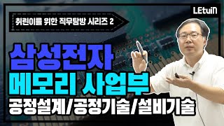 [삼성전자 메모리사업부 직무분석] - 공정설계/공정기술/설비기술 (by 前 삼성전자DS 반도체 엔지니어)