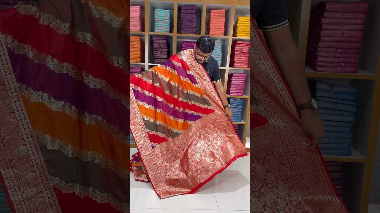 Banarasi Handlloom Rich Weaving Pallu Saree