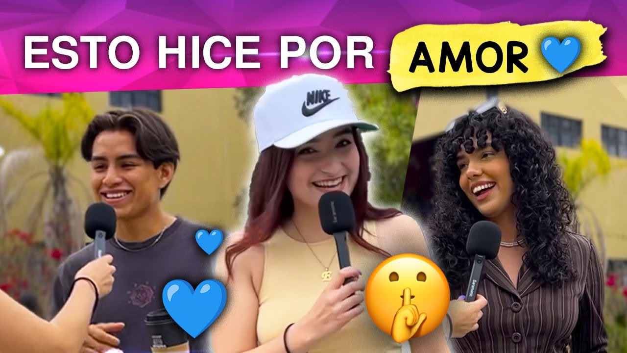 ¿Qué es lo más loco que has hecho por amor? - YouTube