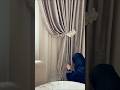 Luxury curtain installation at home #home #curtains #homedecor