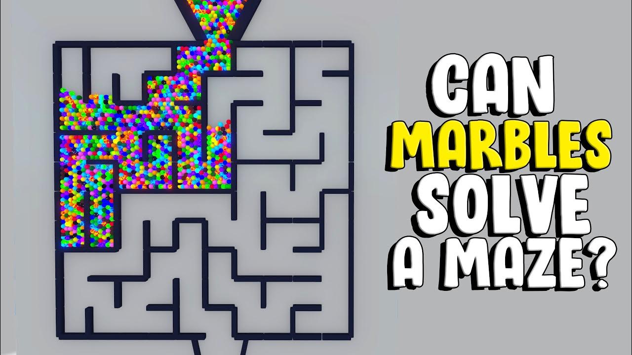Can Marbles Solve A Maze? YouTube