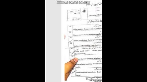 #shortsyoutube | aiou b.ed 1.5 important question code 8606