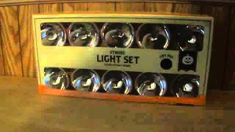 Scary Strobe Lights with Sound Halloween Decoration