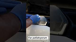 Far Patlatıyorum #reklam değildir. #far #parlatma #parlatıcı #otomotif #otomobil #araba