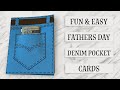 Denim Pocket Card
