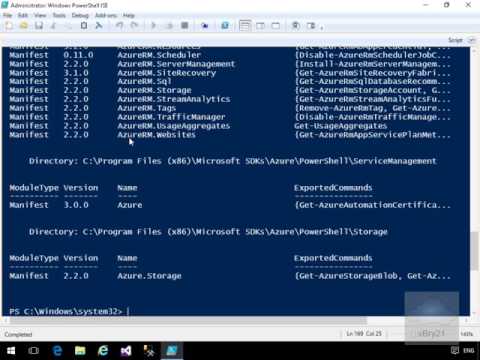 10979 Demo3 Installing The Azure PowerShell Modules