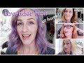 ✨MY DRASTIC HAIR TRANSFORMATION | ROSE GOLD TO LAVENDER HAIR AT HOME✨