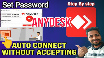 Anydesk में Password कैसे Set करें | Anydesk Auto Connect without Accept  #anydesk