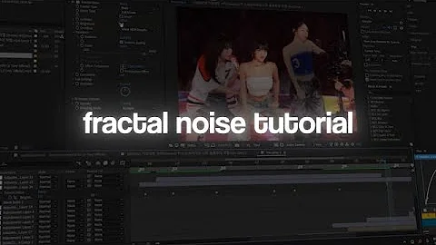 fractal noise tutorial // after effects