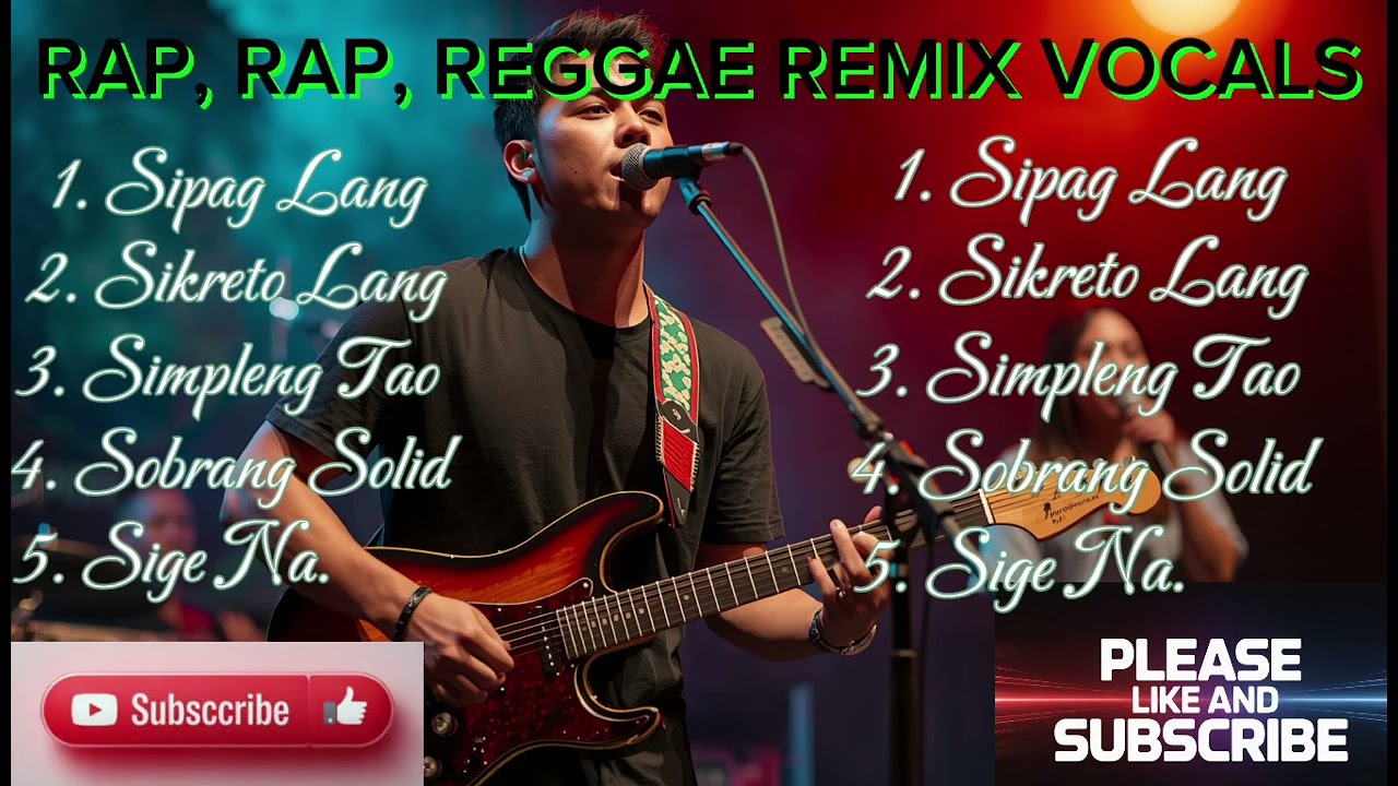 RAP, RAP,REGGAE MALE VOCALS /TAGALOG  SONGS || BY: @RoyMusic-v6d @MUSICRoy-w5y @TopTrending