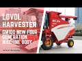 LOVOL GM100,Wheeled grain harvester.