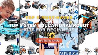 Full Cheap & Best Top 5 STEM Educational Robot Kits For Beginners Unboxing & Review - 13 in 1 Solar Power Guide