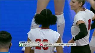 #3 Oregon vs  #2 Nebraska (Regional Semifinal) | Women Volleyball Dec 8,2022