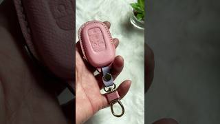 เคสกุญแจรถยนต์honda ชมพูหลังม่วง สวยมาก